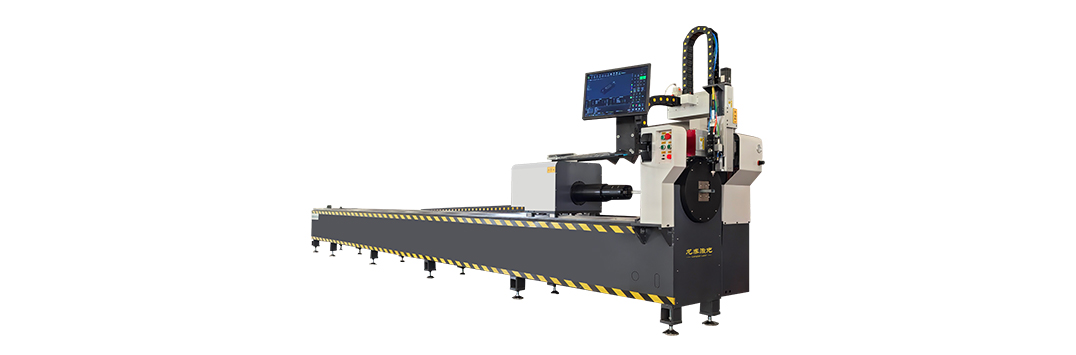 Compact tube fiber laser cutting machine 