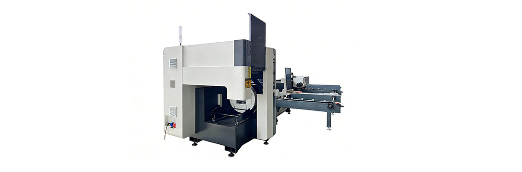 Semi-automatic feeding pipe cutting machine